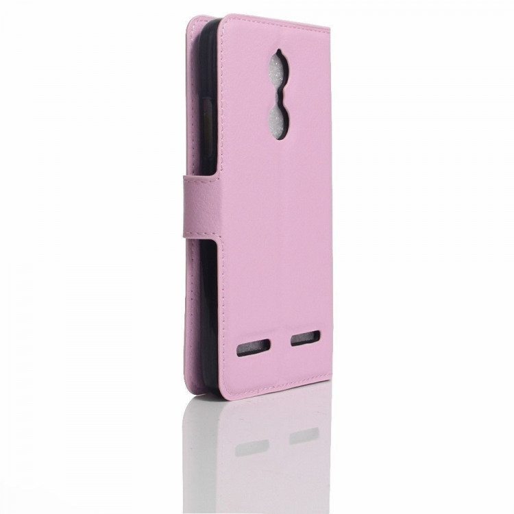 Чехол с визитницей для Lenovo K6 Note (розовый)