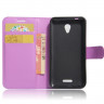 Чехол с визитницей для Lenovo A Plus (A1010) (фиолетовый)
