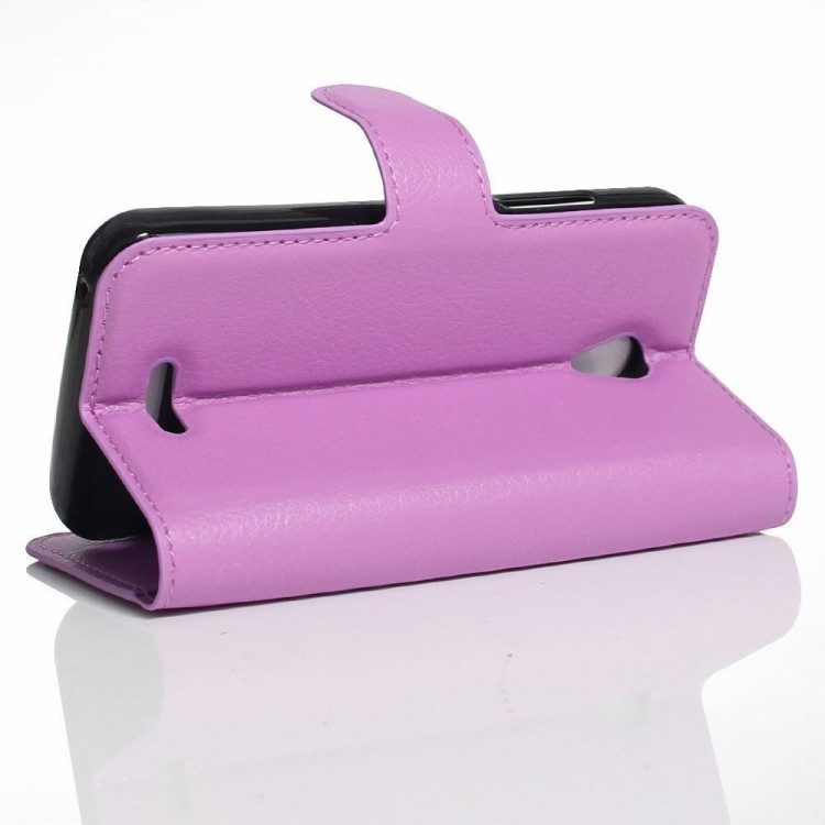 Чехол с визитницей для Lenovo A Plus (A1010) (фиолетовый)