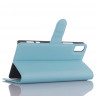 Чехол с визитницей для Lenovo Vibe Shot (голубой)