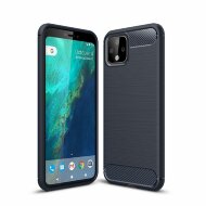 Чехол-накладка Carbon Fibre для Google Pixel 4 XL (темно-синий) Чехол-накладка Carbon Fibre для Google Pixel 4 XL (темно-синий)
