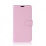 Чехол с визитницей для ASUS ZenFone Go ZB552KL  (розовый)