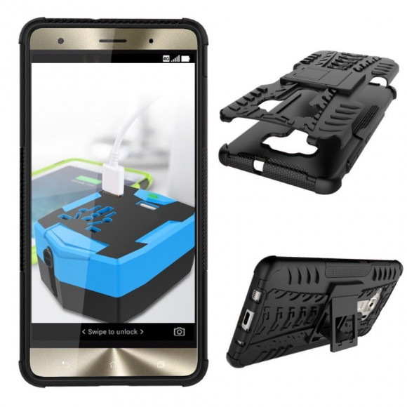 Чехол Hybrid Armor для ASUS Zenfone 3 Deluxe ZS570KL (черный) Чехол Hybrid Armor для ASUS Zenfone 3 Deluxe ZS570KL (черный)