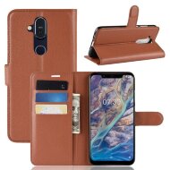 Чехол для Nokia 8.1 (коричневый) Чехол для Nokia 8.1 (коричневый)