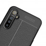 Чехол-накладка Litchi Grain для Oppo K5 / Realme XT / Realme X2 (черный)