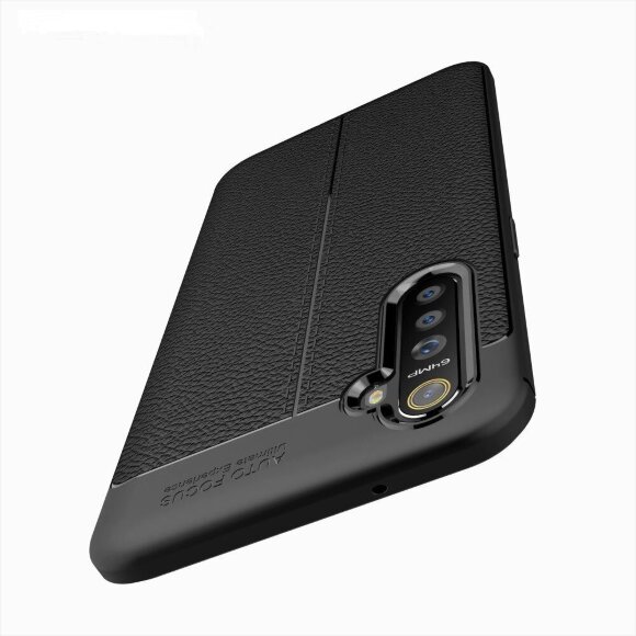 Чехол-накладка Litchi Grain для Oppo K5 / Realme XT / Realme X2 (черный) Чехол-накладка Litchi Grain для Oppo K5 / Realme XT / Realme X2 (черный)