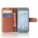 Чехол с визитницей для Sony Xperia XZ2 Compact (коричневый)