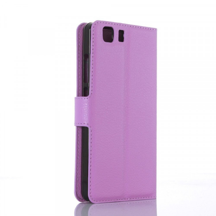 Чехол с визитницей для DOOGEE X5 / X5 Pro (фиолетовый)