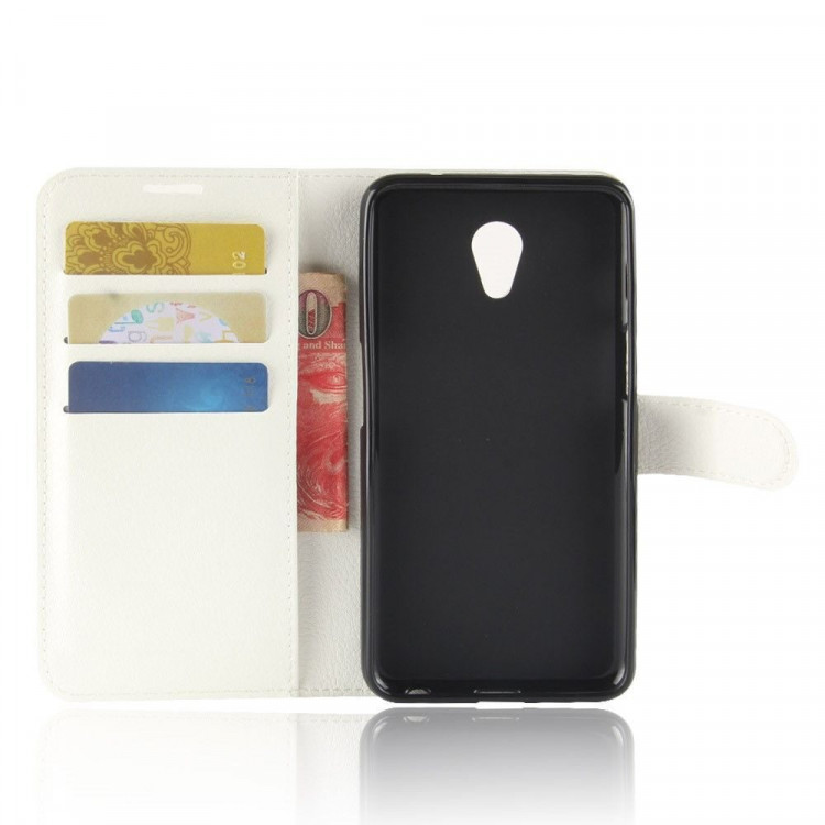 Чехол с визитницей для Meizu M6s (белый)