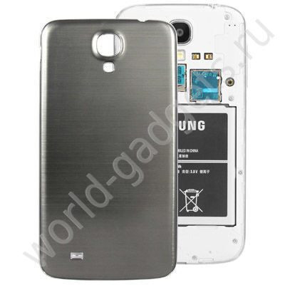 Алюминиевая задняя крышка для Samsung Galaxy Mega 6.3 (темно-серая)