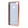 Алюминиевый бампер-чехол для Xiaomi Mi4s (розовое золото)