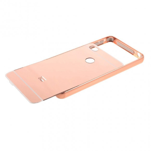 Алюминиевый бампер-чехол для Xiaomi Mi4s (розовое золото)