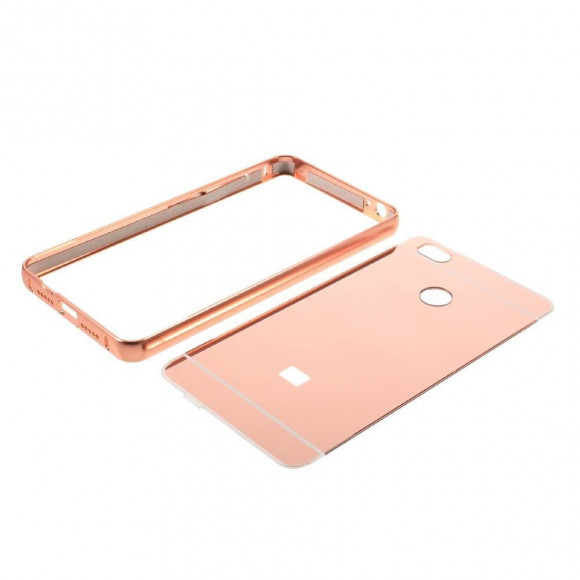 Алюминиевый бампер-чехол для Xiaomi Mi4s (розовое золото)