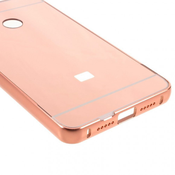 Алюминиевый бампер-чехол для Xiaomi Mi4s (розовое золото)