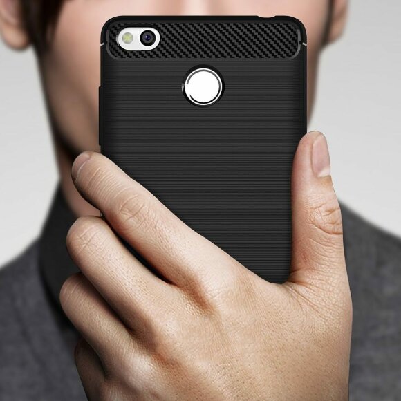 Чехол-накладка Carbon Fibre для Xiaomi Redmi 3 / 3s / 3 Pro (черный) Чехол-накладка Carbon Fibre для Xiaomi Redmi 3 / 3s / 3 Pro (черный)