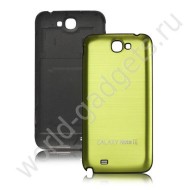 Металлическая задняя крышка для Samsung Galaxy Note 2 / N7100 (зеленая)