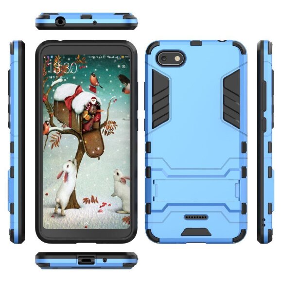 Чехол Duty Armor для Xiaomi Redmi 6A (голубой) Чехол Duty Armor для Xiaomi Redmi 6A (голубой)
