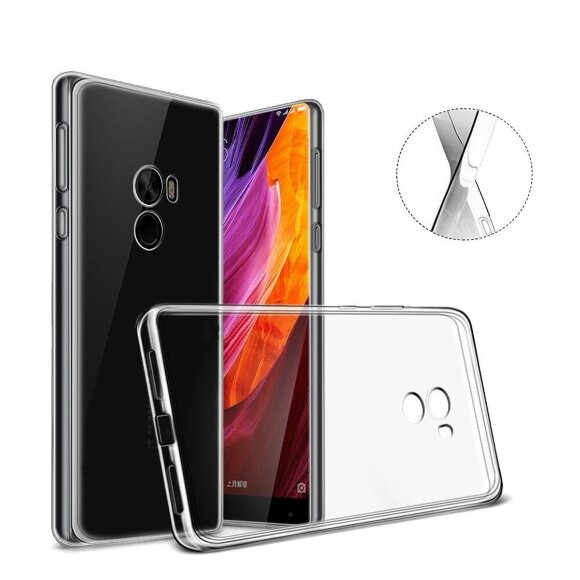 Силиконовый TPU чехол для Xiaomi Mi Mix Силиконовый TPU чехол для Xiaomi Mi Mix