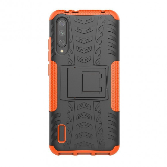 Чехол Hybrid Armor для Xiaomi Mi CC9e / Xiaomi Mi A3 (черный + оранжевый) Чехол Hybrid Armor для Xiaomi Mi CC9e / Xiaomi Mi A3 (черный + оранжевый)