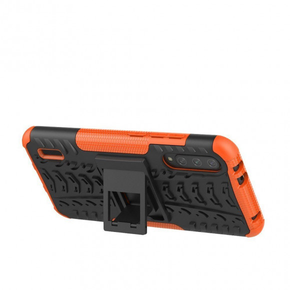 Чехол Hybrid Armor для Xiaomi Mi CC9e / Xiaomi Mi A3 (черный + оранжевый) Чехол Hybrid Armor для Xiaomi Mi CC9e / Xiaomi Mi A3 (черный + оранжевый)