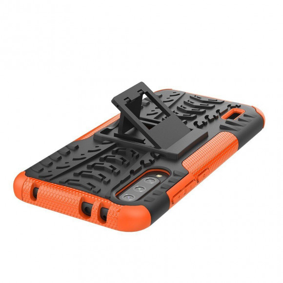 Чехол Hybrid Armor для Xiaomi Mi CC9e / Xiaomi Mi A3 (черный + оранжевый) Чехол Hybrid Armor для Xiaomi Mi CC9e / Xiaomi Mi A3 (черный + оранжевый)