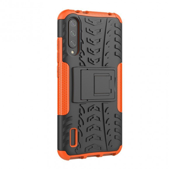 Чехол Hybrid Armor для Xiaomi Mi CC9e / Xiaomi Mi A3 (черный + оранжевый) Чехол Hybrid Armor для Xiaomi Mi CC9e / Xiaomi Mi A3 (черный + оранжевый)