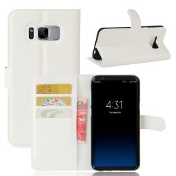 Чехол для Samsung с визитницей для Galaxy S8+ (белый)