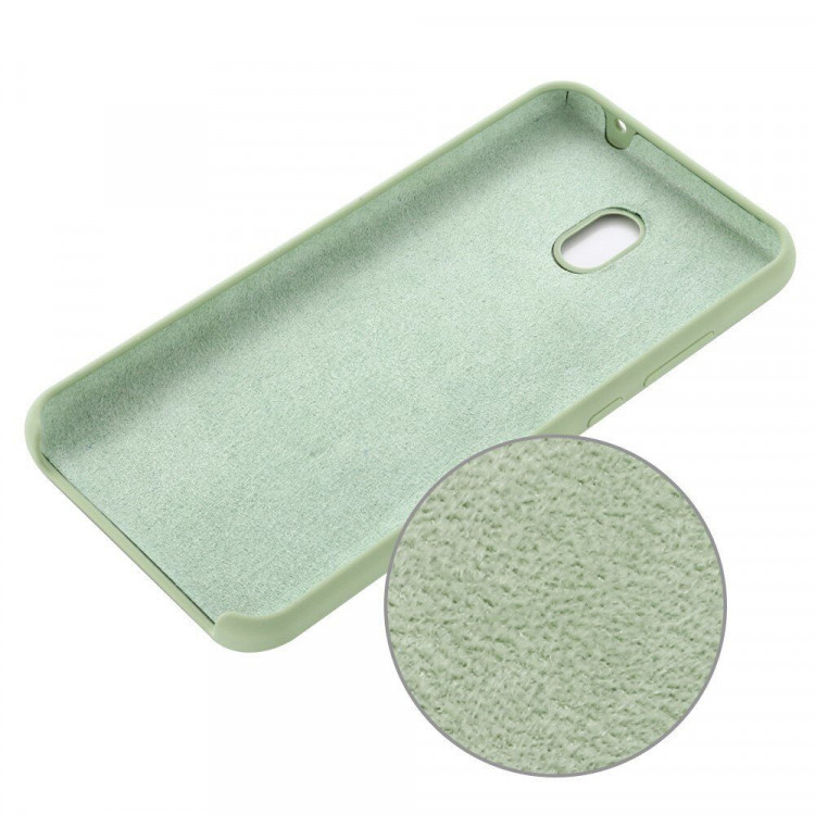 Силиконовый чехол Mobile Shell для Xiaomi Redmi 8A (темно-зеленый)