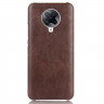 Кожаная накладка-чехол для Xiaomi Redmi K30 Pro / Poco F2 Pro (коричневый)