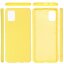 Силиконовый чехол Mobile Shell для Samsung Galaxy A51 (желтый)