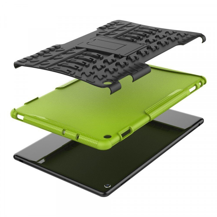 Чехол Hybrid Armor для Huawei MediaPad M3 Lite 10 (черный + зеленый)