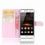 Чехол с визитницей для Huawei Y5 2017 / Y6 2017 (розовый)