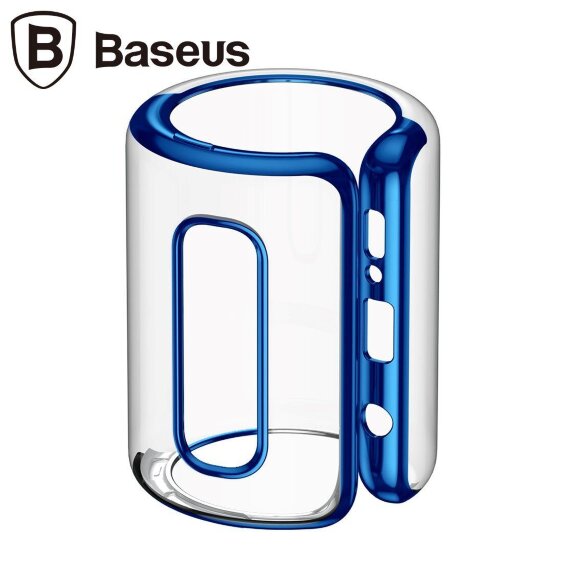 Силиконовый TPU чехол Baseus Shining для Samsung Galaxy S10 (голубой)