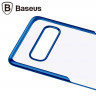 Силиконовый TPU чехол Baseus Shining для Samsung Galaxy S10 (голубой)