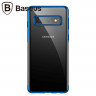 Силиконовый TPU чехол Baseus Shining для Samsung Galaxy S10 (голубой)