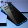 Силиконовый TPU чехол Baseus Shining для Samsung Galaxy S10 (голубой)