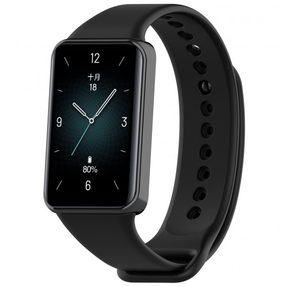 Силиконовый ремешок для Honor Band 9 (черный) Силиконовый ремешок для Honor Band 9 (черный)