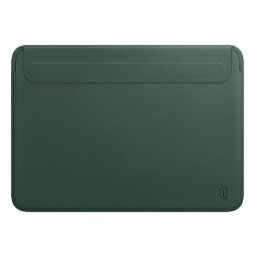 Чехол кожаный WiWU для Apple MacBook Air A2681, 13.6 дюйма, Apple M2 (темно-зеленый)