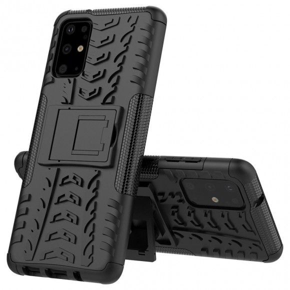 Чехол Hybrid Armor для Samsung Galaxy S20+ (Plus) (черный) Чехол Hybrid Armor для Samsung Galaxy S20+ (Plus) (черный)