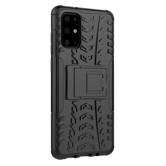 Чехол Hybrid Armor для Samsung Galaxy S20+ (Plus) (черный) Чехол Hybrid Armor для Samsung Galaxy S20+ (Plus) (черный)