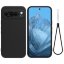 Силиконовый чехол Mobile Shell для Google Pixel 9 Pro (черный)