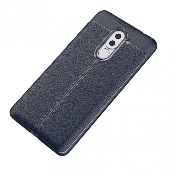 Чехол-накладка Litchi Grain для Huawei Honor 6x 2016 (темно-синий) Чехол-накладка Litchi Grain для Huawei Honor 6x 2016 (темно-синий)