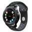 Двухцветный силиконовый ремешок для Samsung Gear S3 Frontier / S3 Classic / Galaxy Watch 46мм / Watch 3 (45мм) (черный+серый)
