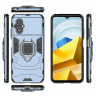 Чехол Armor Ring Holder для Xiaomi Poco M5 4G (темно-синий)