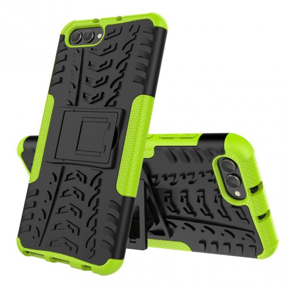 Чехол Hybrid Armor для Huawei Honor V10 / Honor View 10 (черный + зеленый) Чехол Hybrid Armor для Huawei Honor V10 / Honor View 10 (черный + зеленый)