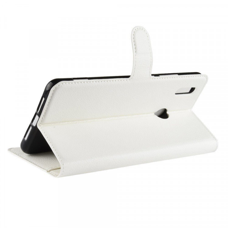 Чехол с визитницей для Huawei Honor Note 10 (белый)