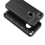 Чехол-накладка Litchi Grain для iPhone 5 / 5S / SE (черный)