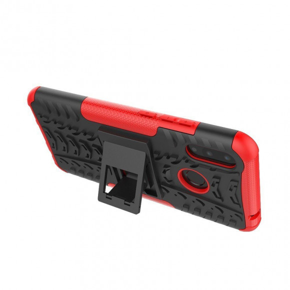 Чехол Hybrid Armor для Huawei Nova 3i / P Smart+ (Plus) (черный + красный) Чехол Hybrid Armor для Huawei Nova 3i / P Smart+ (Plus) (черный + красный)