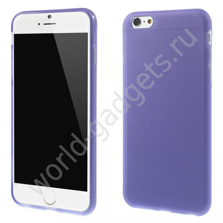 Нескользящий чехол для iPhone 6 Plus (фиолетовый)