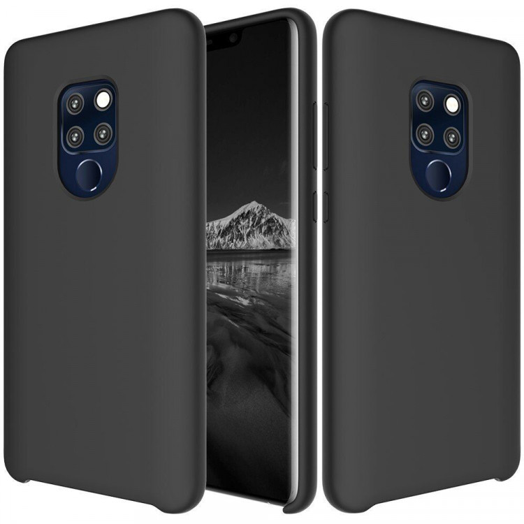 Силиконовый чехол Mobile Shell для Huawei Mate 20 (черный)